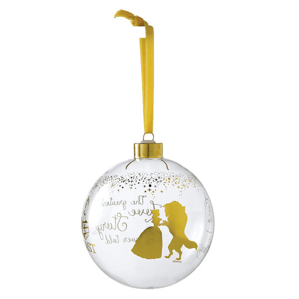 Belle Wedding / Hochzeit Glaskugel - Weihnachtskugel von Enchanting Disney A29529