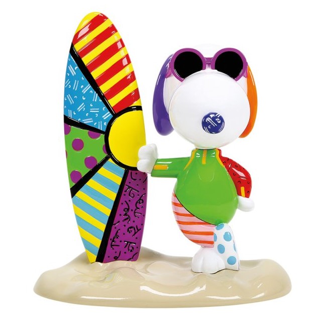 Snoopy mit Surfbrett / Snoopy Surfing 6019027 - Peanuts by Romero Britto