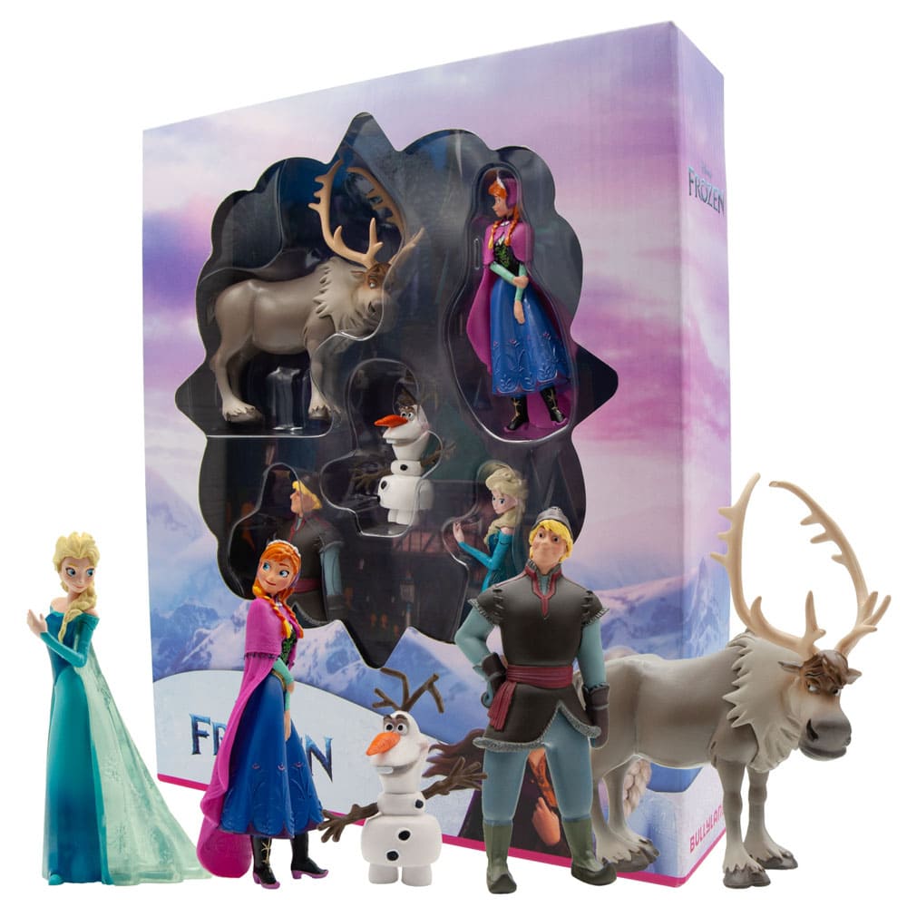 Frozen - Frozen I Geschenkset mit 5 Figuren - Disneyfigur Spielfigur Tortenfigur von Bullyland - 13413