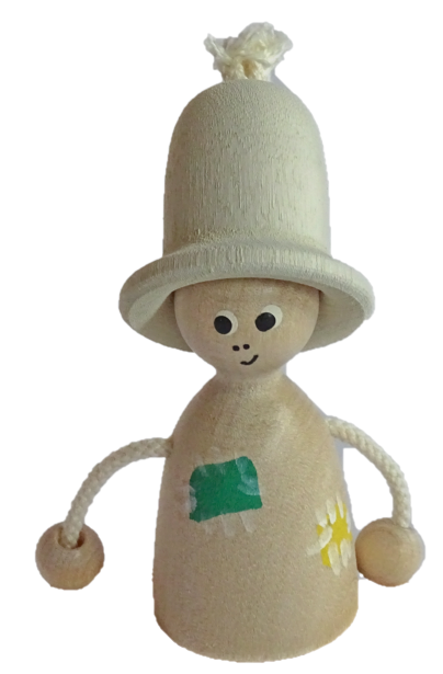 Sebastian Design, Kerzenringe, Steckfiguren, Holzkränze, Vogelscheuche mit weißem Hut