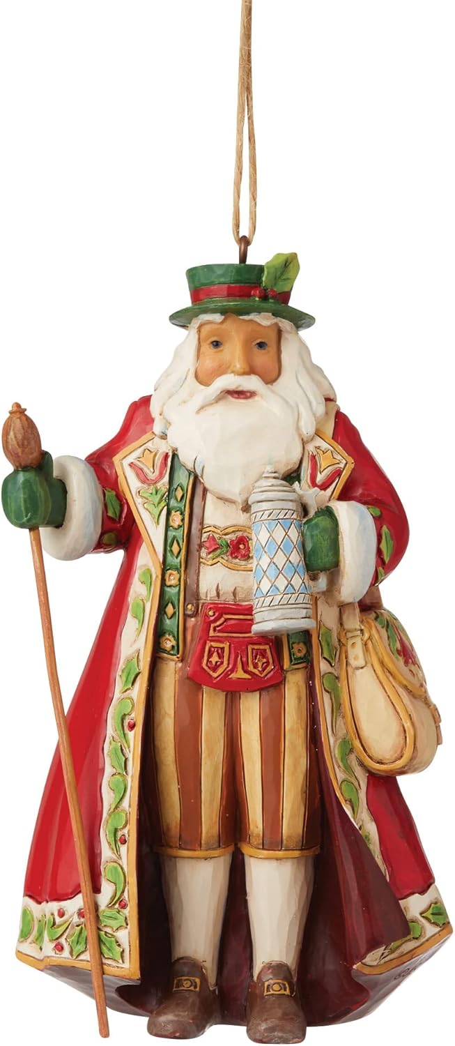 German Santa Ornament  / Deutscher Weihnachtsmann  Anhänger Jim Shore Heartwood Creek 6009461