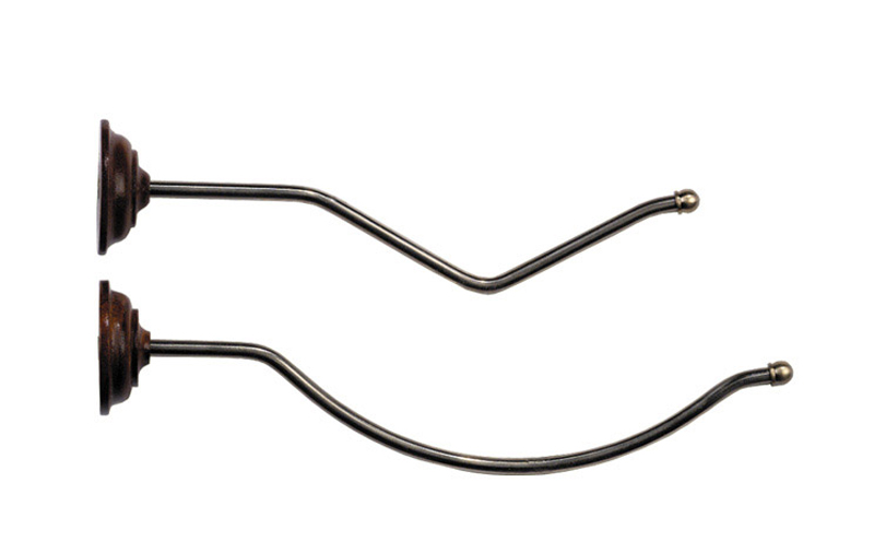 Authentic Models Schiffswandhalter Set (2 Stück) – Holz & Messing Halterung für Modellschiffe