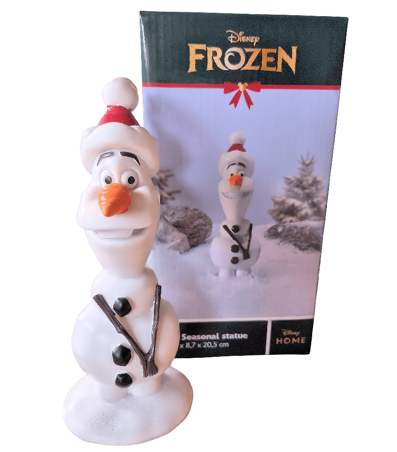 Weihnachtsfigur Frozen Olaf mit Weihnachtsmütze B-Ware !!! - DN26234 - Christmas Inspirations Disney Figur Olaf