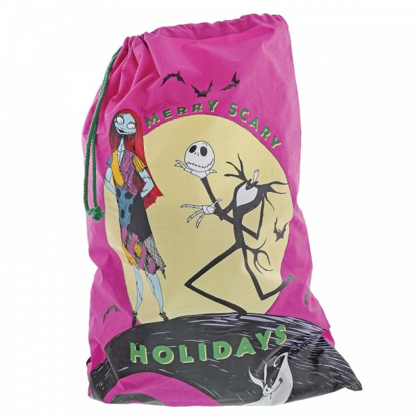a30243 Enchanting Disney Collection, Walt Disney Geschenksack, Weihnachtssack, Nightmare Before Christmas Sack, A30243, Sandy Claws Is Coming
