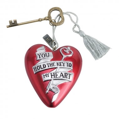 Demdaco, Art Hearts, Key To My Heart, 1003480046, Schlüssel zu meinem Herzen, Valentinstag, Herz, Hochzeitstag, Hochzeitsgeschenk