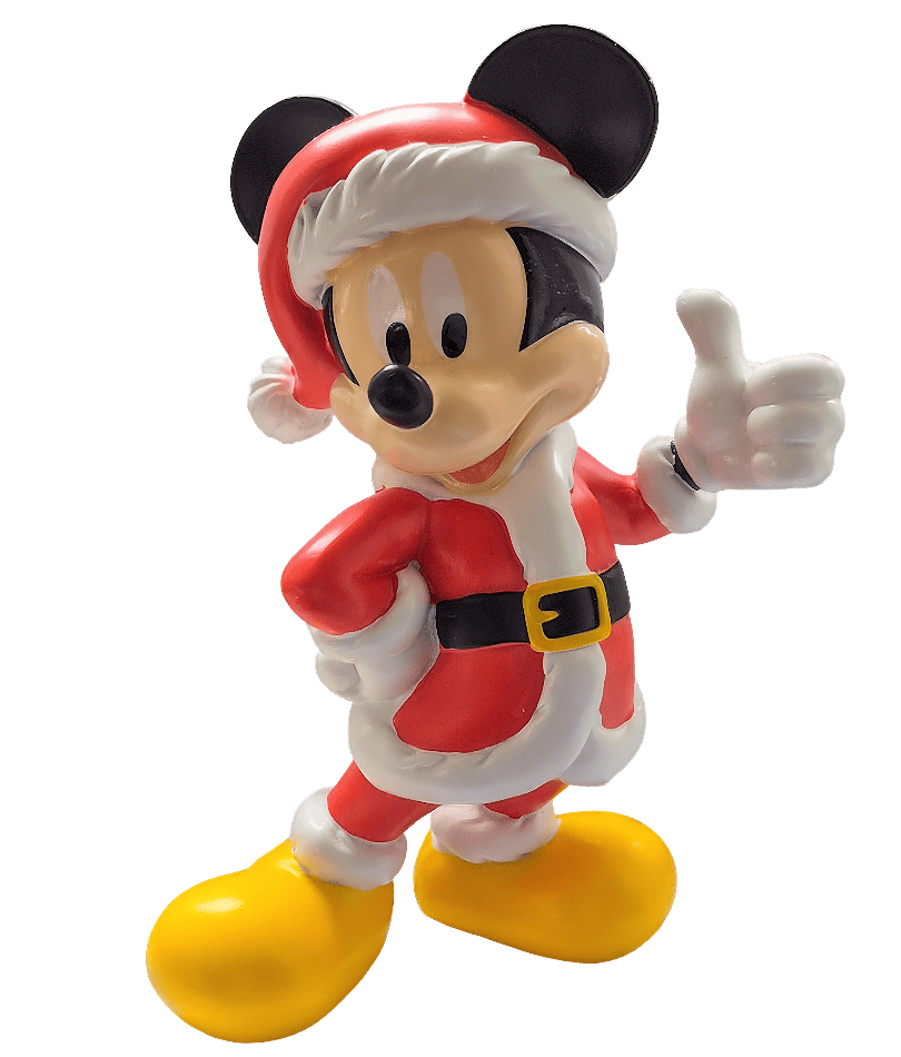 Weihnachtsfigur Micky Maus Weihnachtsmann - DN26210 - Christmas Inspirations Disney Figur Mickey Mouse Santa