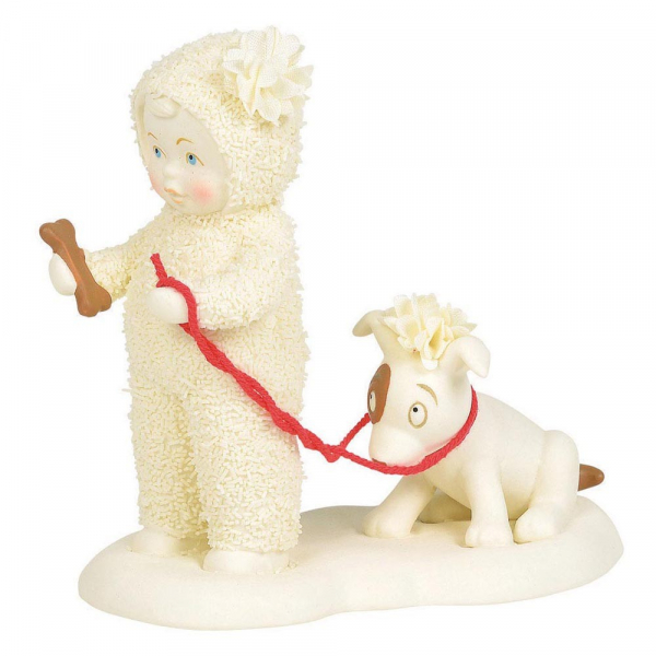 Give-A-Dog-A-Bone Kristi Jensen Piero, Snowpinions, Snowbabies, Department 56, Give A Dog A Bone, Gib einem Hund einen Knochen, 6003506