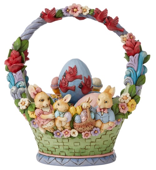 Jim Shore, Heartwood Creek, Jim Shore Heartwood Creek, Jim Shore Gnome, 6008810, Easter Cheer Found Here Easter Basket, Jim Shore Osterkorb, Jim Shore Ostern, Heartwood Creek Ostern