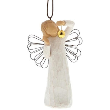 Willow Tree, Willowtree, Demdaco, Susan Lordi, Angel of Wonder, Engel der Wunder, 26091, Willow Tree Ornament, Willow Tree Engel, Willow Tree Figur