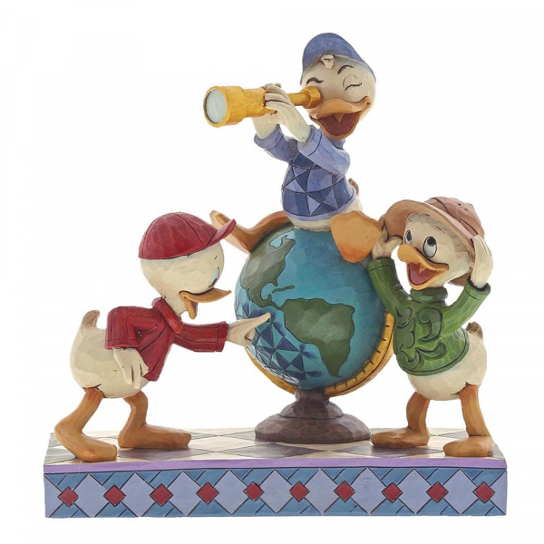 DIsney Traditions, Jim Shore - Navigating Nephews, Huey, Dewie and Lewie / Tick, Trick und Track