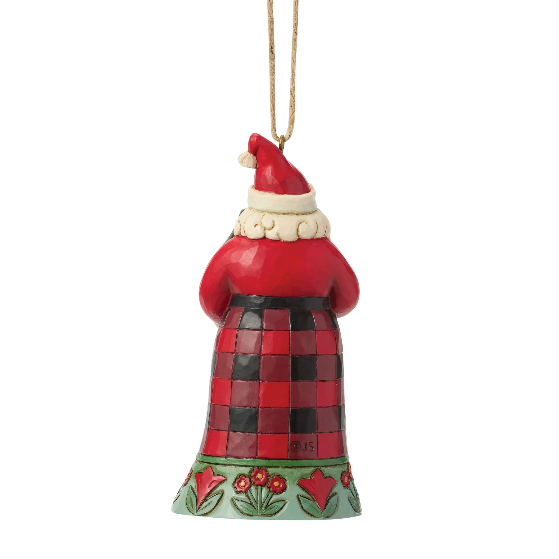 Santa mit Vogelhaus Highland Glen Weihnachtsmann Ornament 6019277 - Jim Shore Heartwood Creek Weihnachtsanhänger