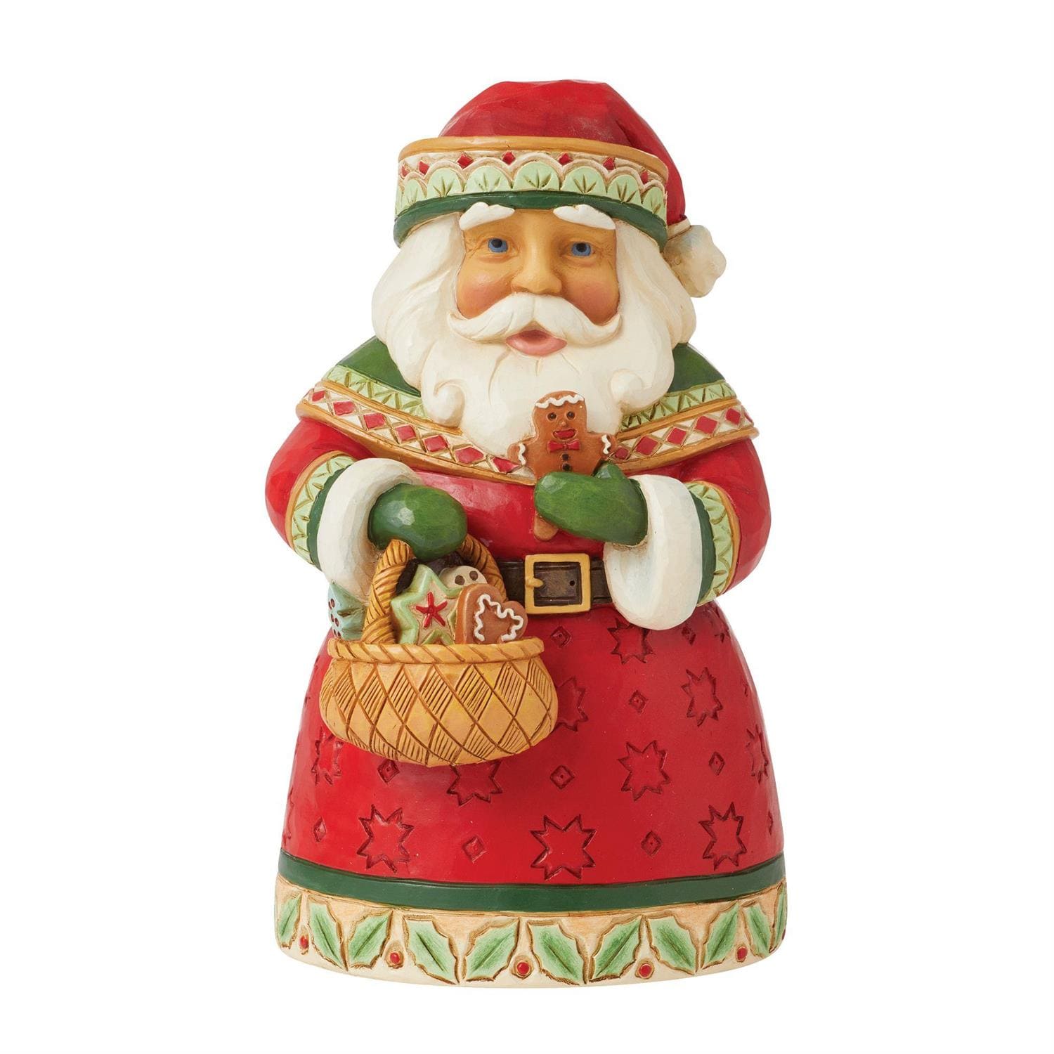 Jim Shore, Heartwood Creek, Heartwood Creek by Jim Shore, 6012965, Christmas Cookies & Holiday Hearts Santa, Weihnachtsmann mit Keksen, Jim Shore Santa, Heartwood Creek Weihnachtsmann