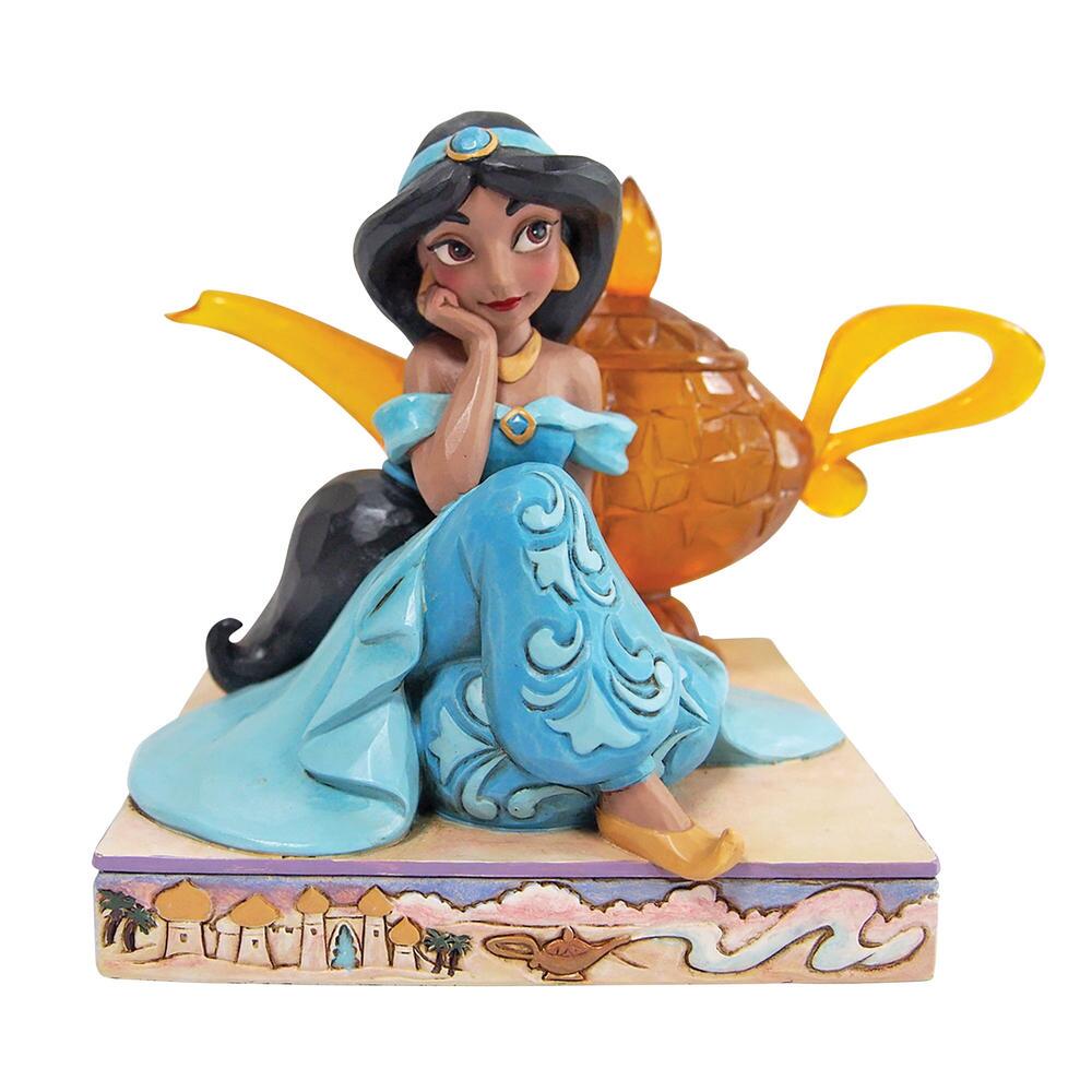 Disney Traditions, Jim Shore, Jim Shore Disney, Jasmine and Genie Lamp, Jasmin mit Wunderlampe, 6010097, Jim Shore Princess, Jim Shore Prinzessin, Jim Shore Aladdin, Walt Disney Aladdin