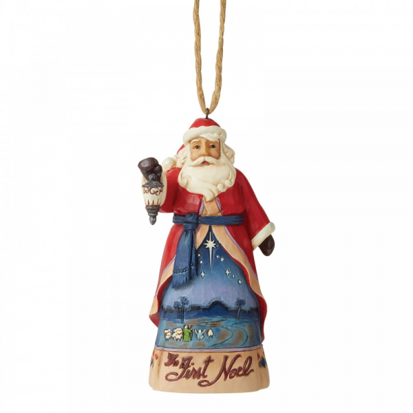 Heartwood Creek, Jim Shore, Lapland Santa, Weihnachtsmann, Ornament, Anhänger, Weihnachtsanhänger, Tannenbaumanhänger, First Noel, Erstes Weihnachtsfest