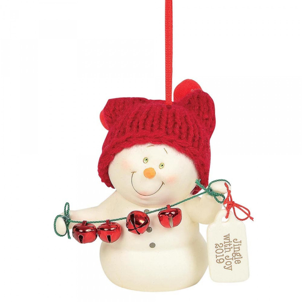 Kristi Jensen Piero, Snowpinions, Snowbabies, Department 56, Schneemann, Ornament, Anhänger, Jingle With Joy, 6004334