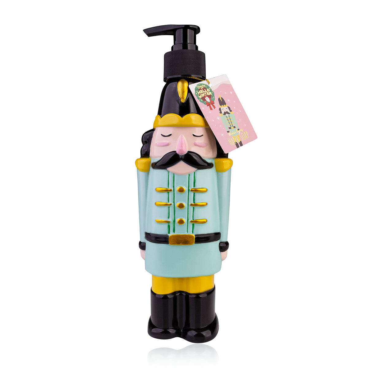 Weihnachtsseife - Mr. Nussknacker 8163493 Seifenspender -  Pumpspender mit Flüssigseife