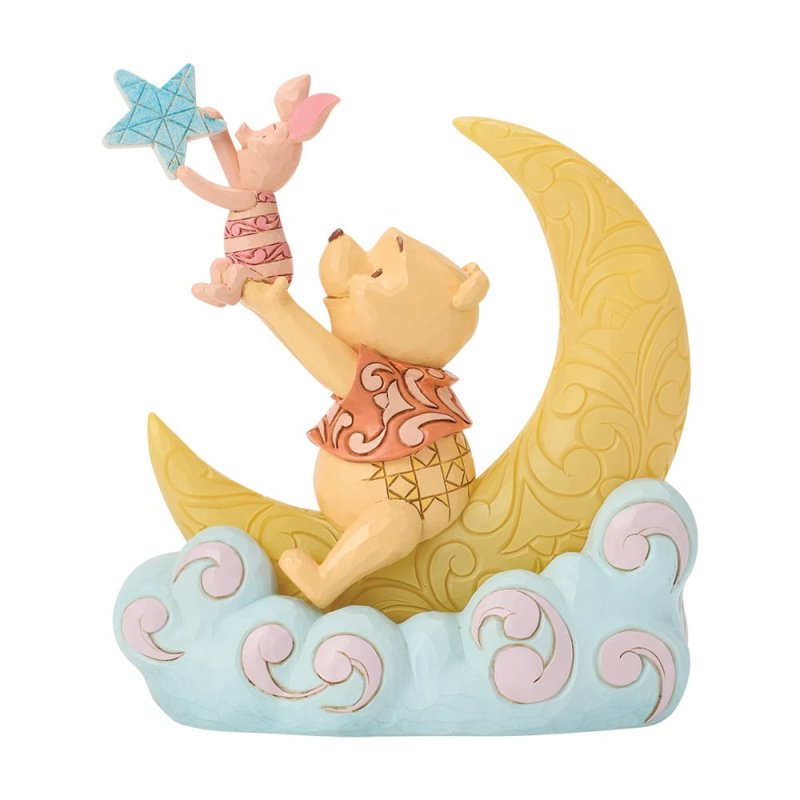 Dream Big LED Mond Winnie Puuh & Ferkel - Winnie Pooh & Piglet 6019903 Disney Traditions Jim Shore Disneyfigur