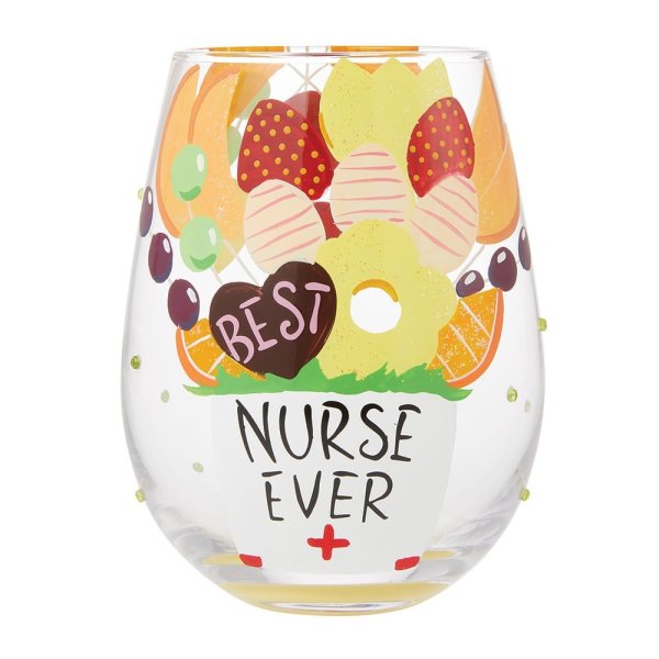 Lolita, Lolita Weinglas, Lolita Trinkglas, Lolita Stemless Glass, 6015288, Best Nurse Ever, Lolita Gläser, Krankenschwester, Geschenk Krankenschwester, Pfleger, Pflegerin