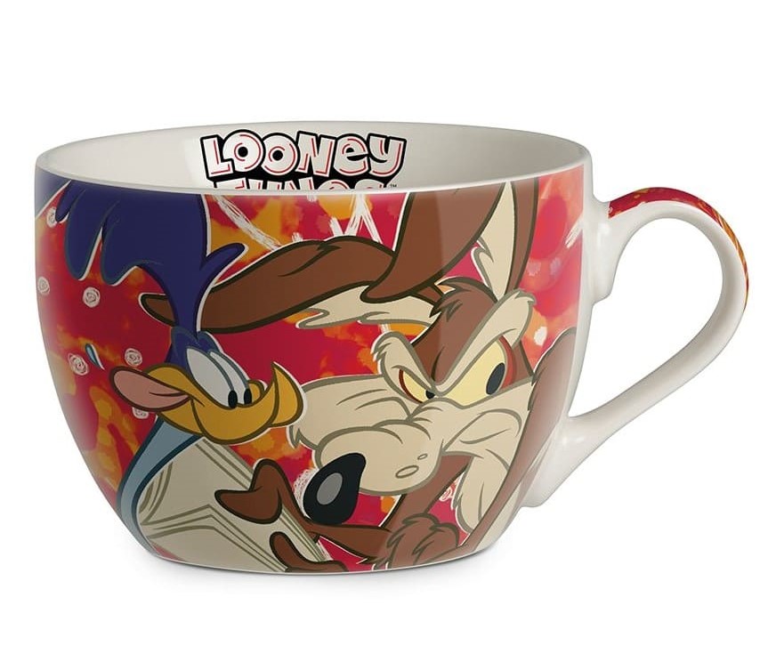 Frühstückstasse Becher XL - Looney Tunes Wile E. Coyote & Road Runner by Egan 116004