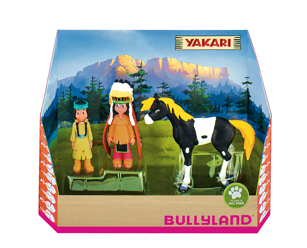 Bullyland, Yakari, Geschenkebox, Kleiner Donner, Regenbogen