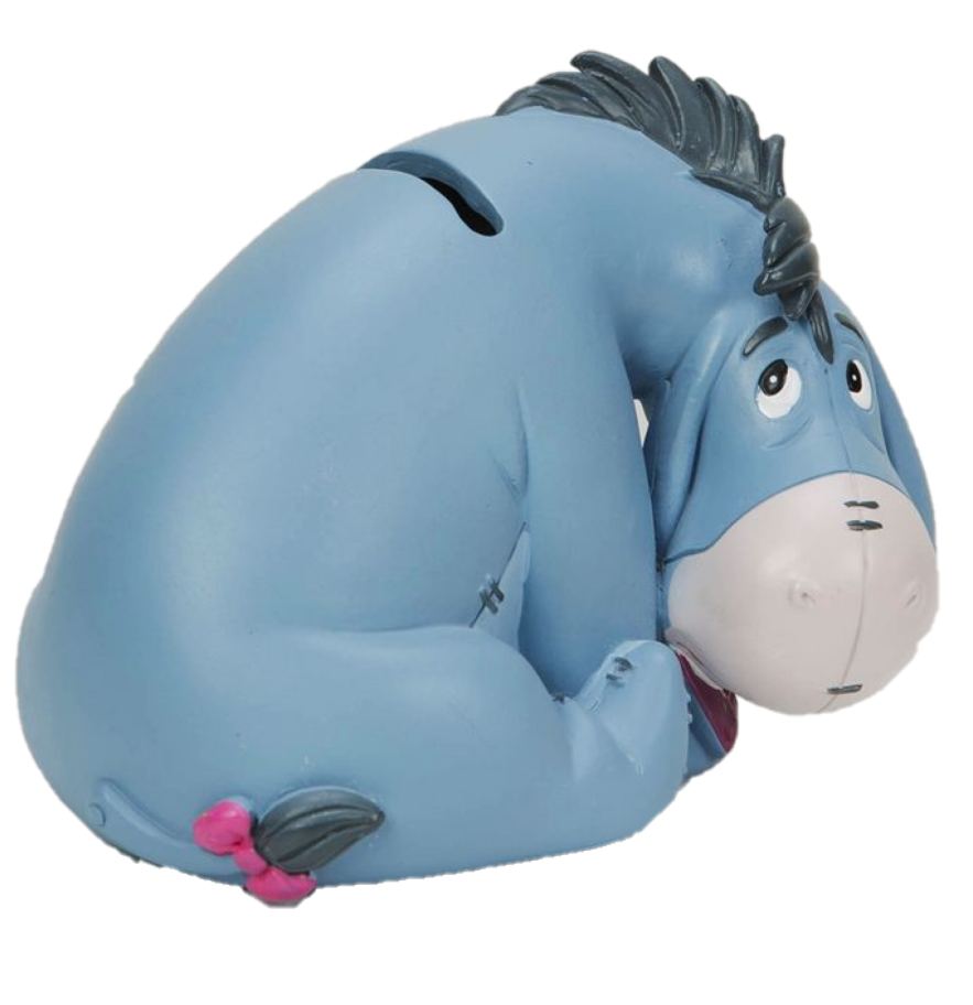 Widdop, Disney, Walt Disney, Widdop and Co, Disney Magical Beginnings, Eeyore Money Bank, I-Aah Spardose, DI466