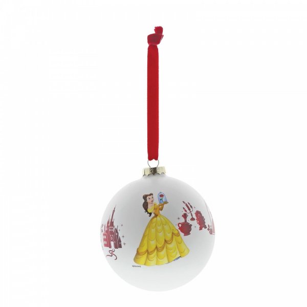 Enchanting Disney Collection, Disney Weihnachten, Disney Weihnachtskugel, A29683, Belle Weihnachtskugel, Be Our Guest, Walt Disney Weihnachtskugel, Beauty & The Beast Weihnachtskugel