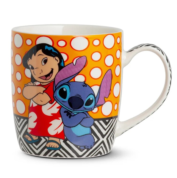 Disney, Egan Italy, Egan Disney, Frühstückstasse, Becher, Kaffeebecher, Disneytasse, Lilo & Stitch, 1002011, Egan Disney Tales, Porzellanbecher, Lilo and Stitch Tales