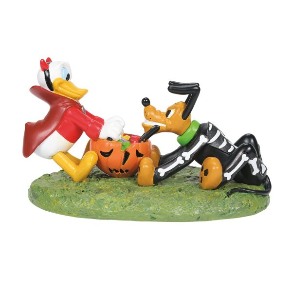 Donald & Plutos Rauferei, Donald & Pluto's Tussle, Disney Department 56, 6007729, Department 56 Disneyfigur, Disney Halloweenfigur