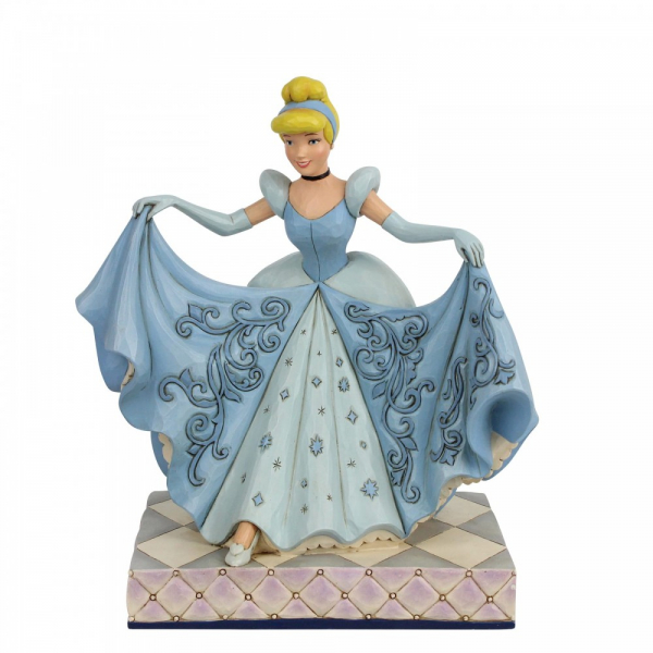 Disney Traditions , Jim Shore, Disneyfigur, Disney Figur, Cinderella Glass Slipper, Cinderella mit Glasschuh