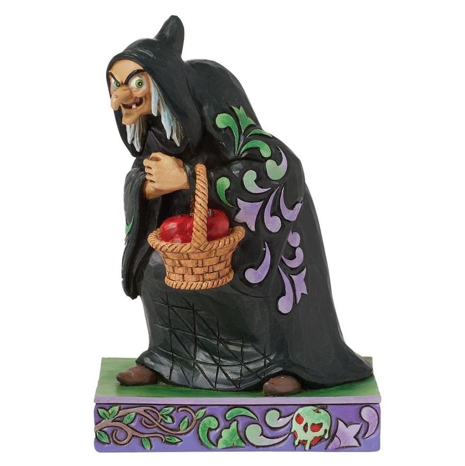 Jim Shore, Disney Traditions, Jim Shore Disneyfigur, Just One Bite, Nur ein Bissen, Böse Hexe, Hag, Schneewittchen Jim Shore Figur, 6016346,  Disney Villain, Disney Bösewicht, Disney Hexe