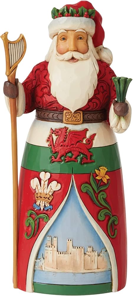 Welsh Santa / Walisischer Weihnachtsmann Jim Shore Heartwood Creek 6008913