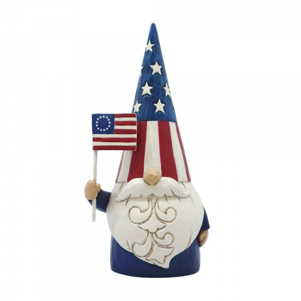 Jim Shore, Heartwood Creek, Jim Shore Gnome, Heartwood Creek Gnomes, Jim Shore Wichtel, 6008419, American Gnome, Amerikanischer Gnome, Amerikanischer Wichtel, Around the World Collection