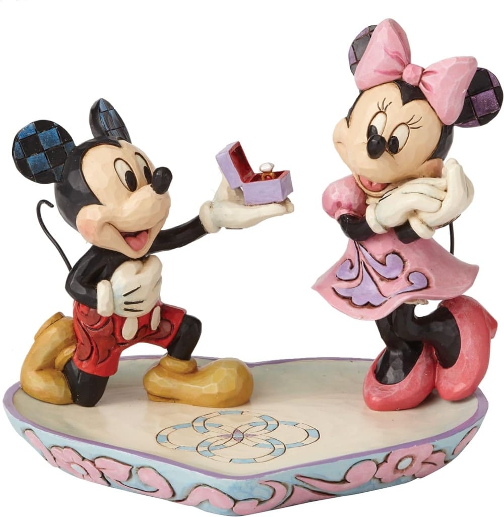 Disney Traditions, Jim Shore - A Magical Moment Mickey & Minnie / Micky & Minnie, Heiratsantrag, 4055436, Jim Shore Disneyfigur