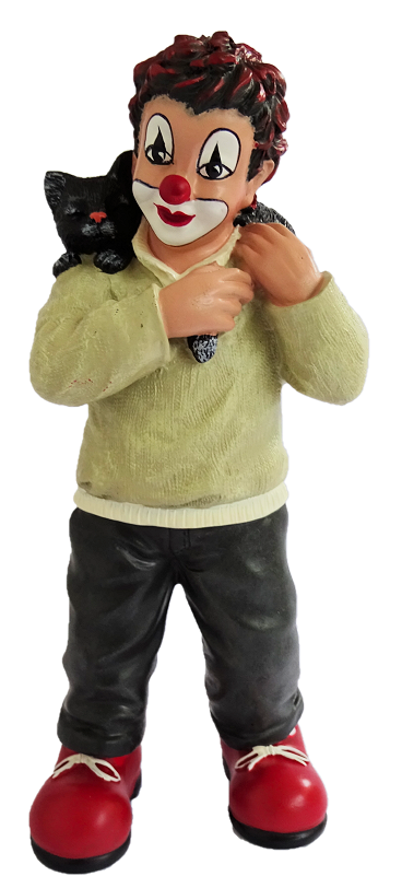 35224a Gilde Handwerk, Gilde Clowns, Der Katzenbuckel, Clown mit Katze, 35224, Gilde Clowns Katzenbuckel, Gilde Clown