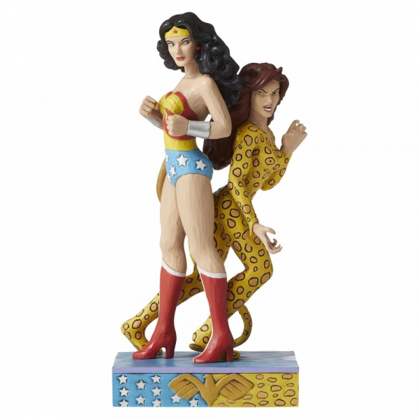 Jim Shore, DC Comics, Heartwood Creek, DC Comics by Jim Shore,Wonder Woman and Cheetah, Wonder Woman und Cheetah