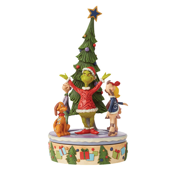 Jim Shore, Heartwood Creek, The Grinch Collection, Grinch, Grinch Rotator Figurine, Grinch Drehtellerfigur, 6008885, The Grinch by Jim Shore