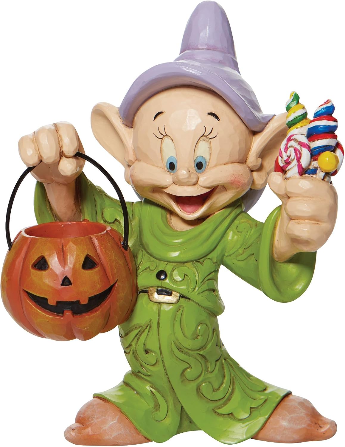 Cheerful Candy Collector - Dopey Trick-or-Treating Halloween - Seppl / Disney Traditions by Jim Shore