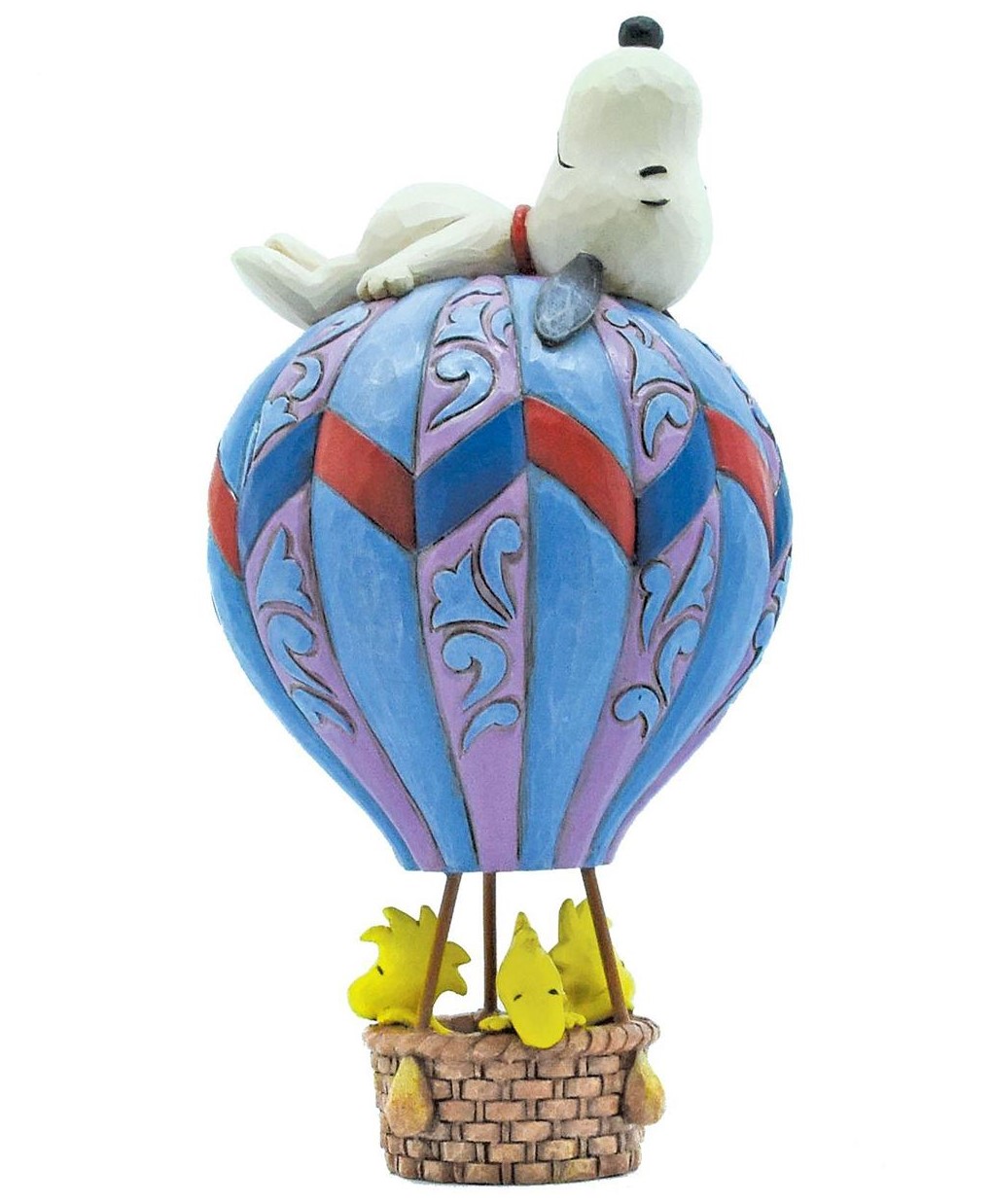 Peanuts, Peanuts by Jim Shore, Jim Shore Peanuts, Reaching New Heights, 6011960, Woodstock & Snoopy Heißluftballon, Snoopy Hot Air Balloon, Neue Höhen erreichen, Peanuts Figur, Jim Shore Snoopy, Jim Shore Woodstock