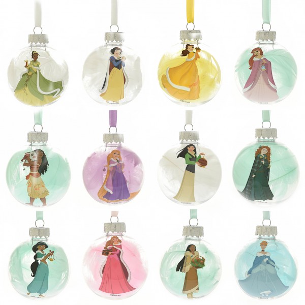 Feder-Weihnachtskugeln - 12 Prinzessinnen / Disney by Widdop