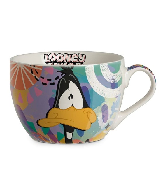 Disney, Egan Italy, Egan Disney, Frühstückstasse, Becher, Kaffeebecher, Cappuccino Becher, Tasse, Looney Tunes, Daffy Duck, 116005, Porzellanbecher