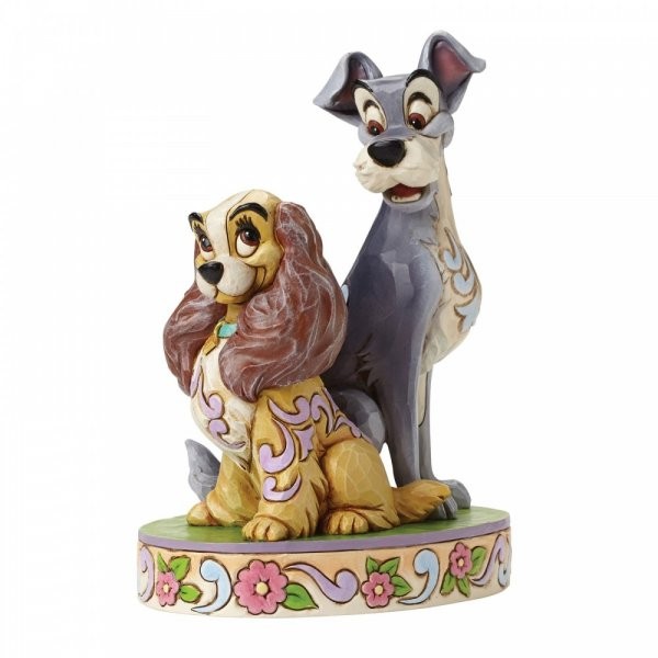 Disney Traditions, Jim Shore - Opposites Attract Lady & The Tramp / Susi & Strolch, 4046040