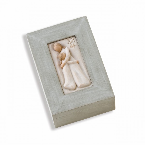Willow Tree, Demdaco, Susan Lordi, Willow Tree Figur, 26626, Mother & Daughter Memory Box, Mutter und Tochter Erinnerungsbox, Willowtree, Willow Tree Schmuckschachtel, Willow Tree Erinnerungsbox