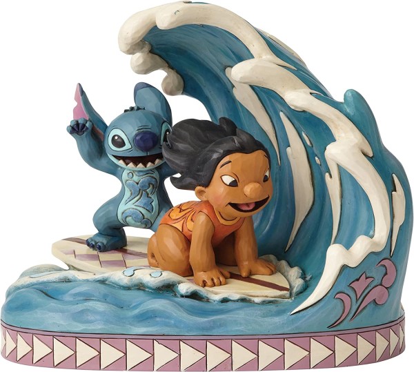Disney Traditions, Jim Shore - Catch The Wave Lilo & Stitch, 4055407, Disney Traditions Lilo und Stitch