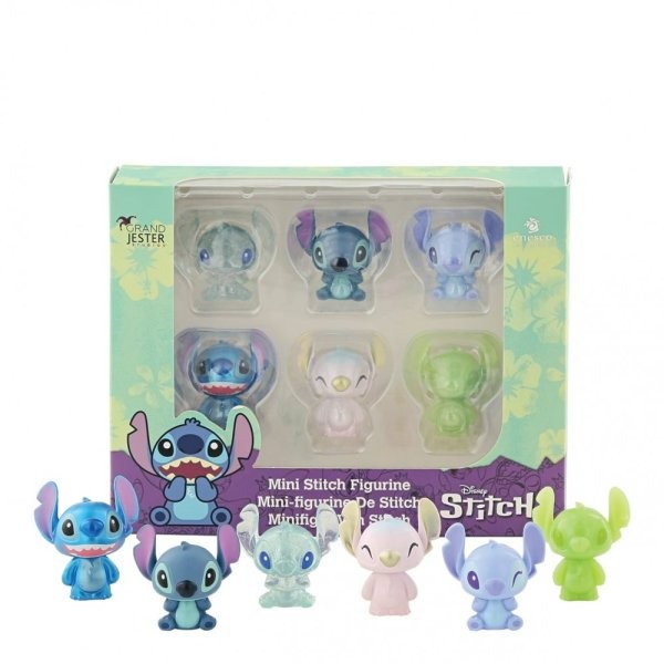 Disneyfigur, Disney Grand Jester, Stitch, 6016217, Stitch Geschenkset, 6 Minifiguren Stitch, Lilo & Stitch