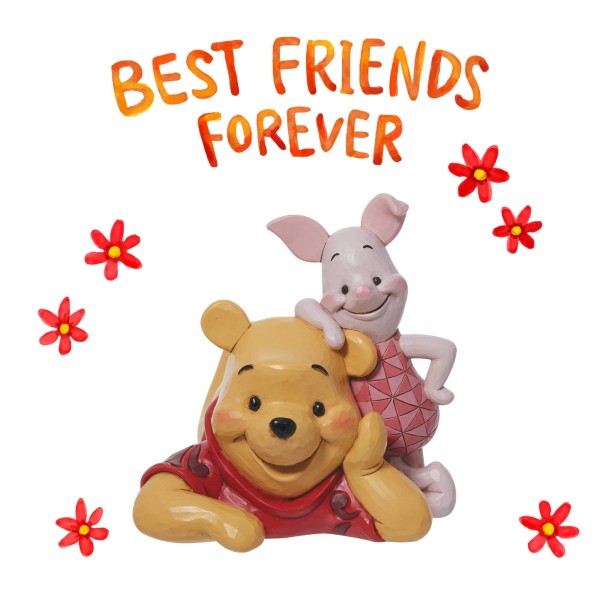 6011920, Disney Traditions, Forever Friends, Jim Shore Winnie Pooh & Piglet, Disney Traditions Winnie Puuh & Ferkel, Jim Shore, Jim Shore Disney Traditions, Jim Shore Disney, Jim Shore Disneyfigur