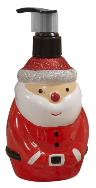 Widdop, The North Pole Novelties by Santa's Workshop, Flüssigseife im Spender, weihnachtliche Seife, Weihnachtsmann-Seifenspender, Seifenspender, XM8504, Weihnachtsseife