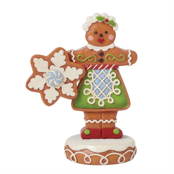 Jim Shore, Heartwood Creek, Jim Shore Santa, 6015437, Gingerbread Sweetie, Gingerbread Girl, Lebkuchenfrau, Lebkuchenmädchen, Jim Shore Weihnachtsfigur
