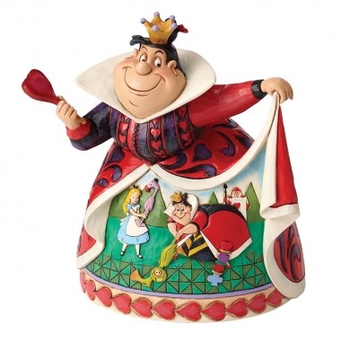 Disney Traditions, Jim Shore - Royal Recreation / Queen of Hearts - Alice in Wonderland, Alice im Wunderland