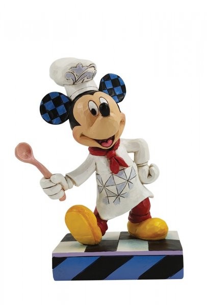 Jim Shore, Disney Traditions, Jim Shore Disney Traditions, 6010090, Mickey Mouse Cook, Bon Appétit, Micky Maus als Koch, Jim Shore Disney, Walt Disney Mickey Mouse, Walt Disney Micky Maus