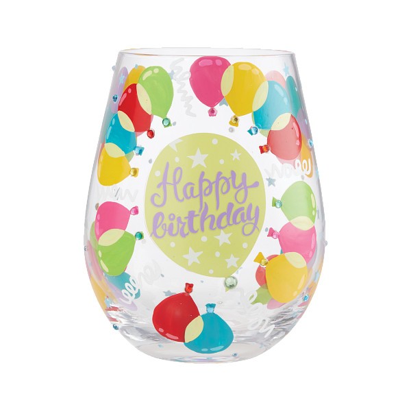 Lolita, Lolita Gläser, Lolita Glas, Lolita Weingläser, Lolita Weinglas, Lolita Trinkglas, 6008682, Geburtstagsballons Trinkglas, Birthday Balloons Glass, Birthday Balloons Glas
